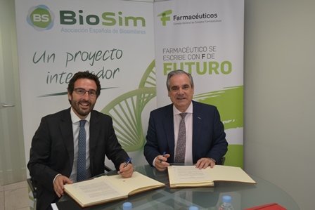 Firma convenio CGCOF-Biosim